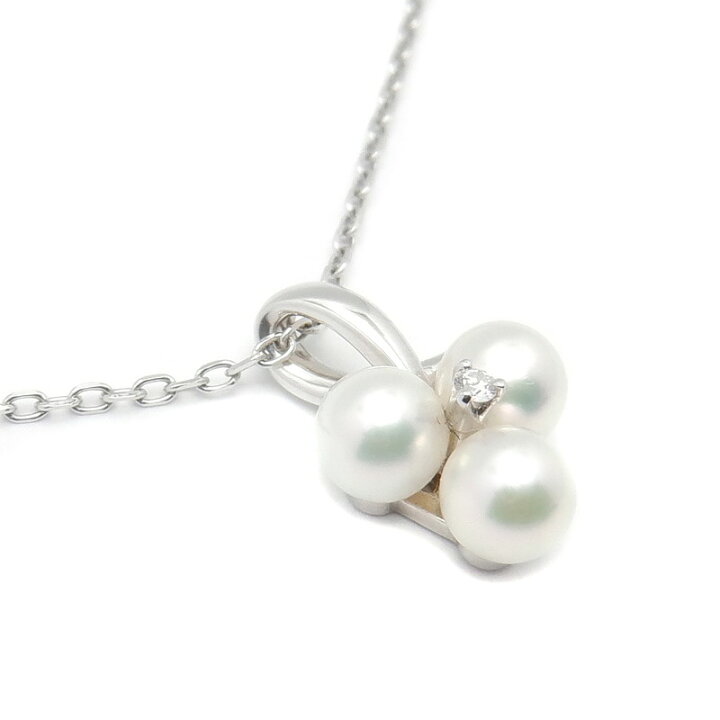 楽天市場】【中古】 MIKIMOTO（ミキモト） K18WG パール ネックレス PP  