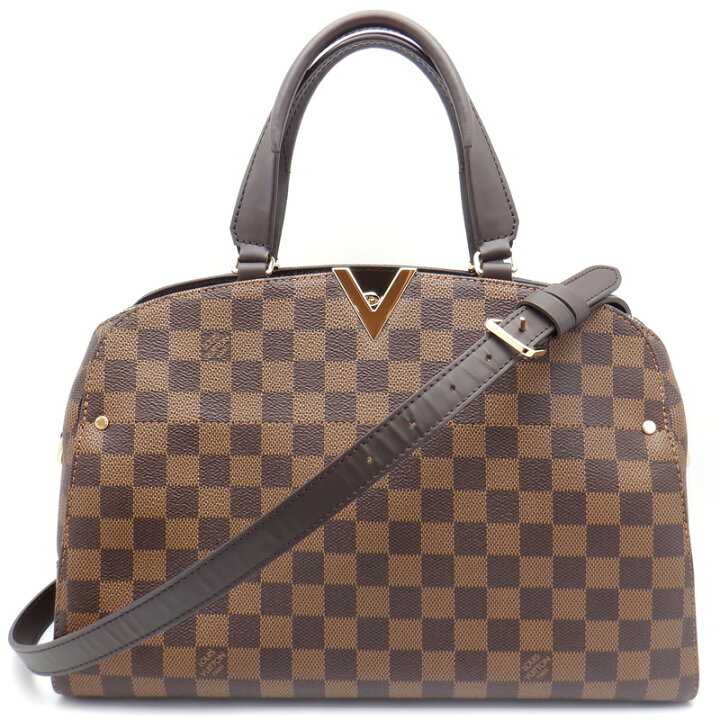 Louis Vuitton Damier Kensington Bowling 2Way Bag N41505