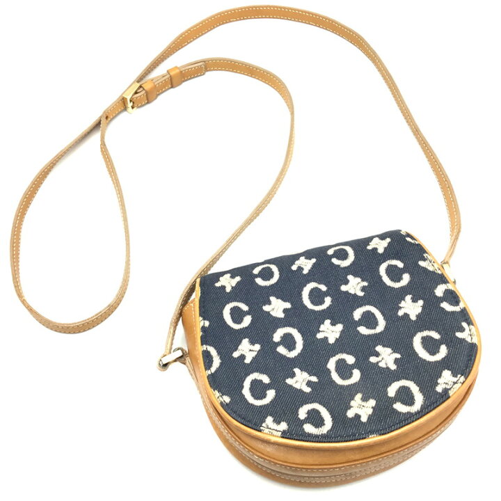 楽天市場】【中古】 CELINE (セリーヌ) Cマカダム デニム ショルダー 