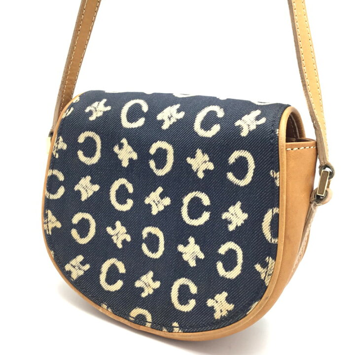 楽天市場】【中古】 CELINE (セリーヌ) Cマカダム デニム ショルダー 