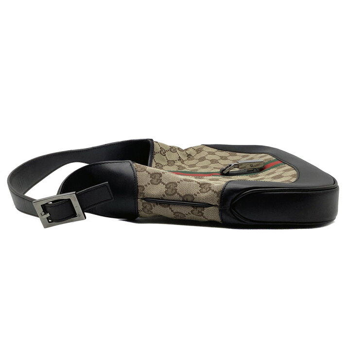本物□グッチ GUCCI ショルダーバッグ ジャッキー GG柄 キャンバス 