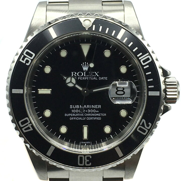 楽天市場】【中古】 ROLEX (ロレックス) 16610 サブマリーナデイト U番  