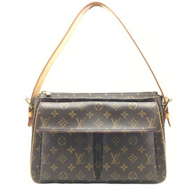 【中古】LOUIS VUITTON (ルイ・ヴィトン) M51163 ヴィバシテGM モノグラム ショルダーバッグ 肩掛け ブラウン レディース ブラウン ゴールド金具【USED-AB】