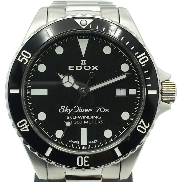 楽天市場】【中古】EDOX（エドックス） 80112-3NM-NI スカイダイバー 