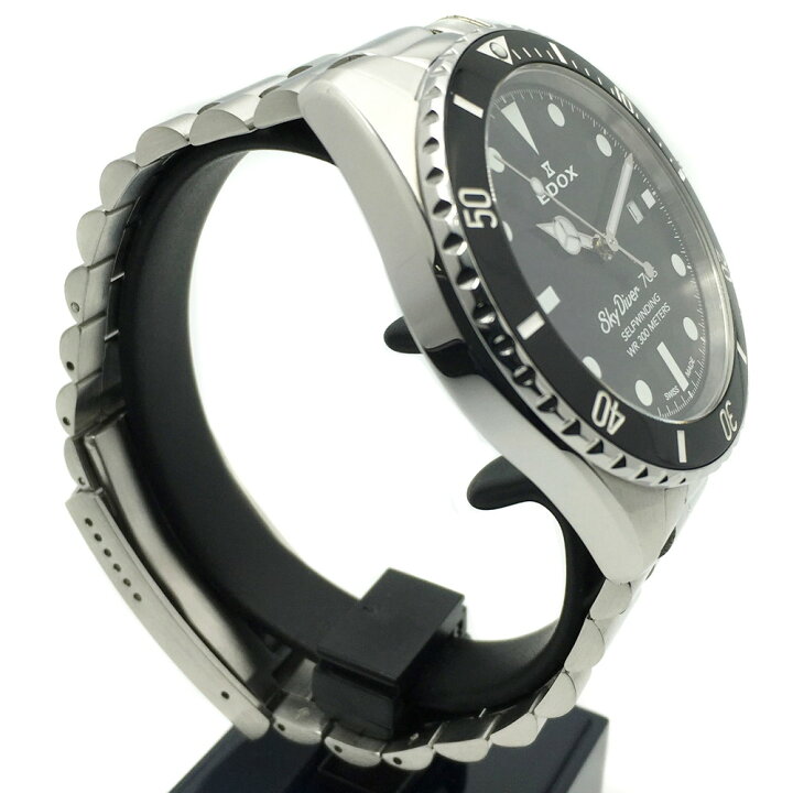 楽天市場】【中古】EDOX（エドックス） 80112-3NM-NI スカイダイバー 