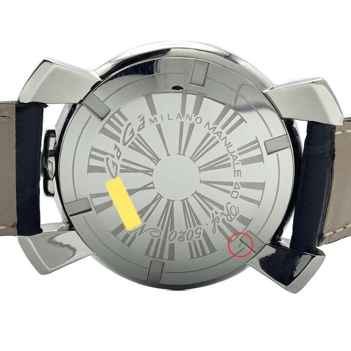 楽天市場】【中古】GaGaMILANO （ガガミラノ）5020 マヌアーレ40 