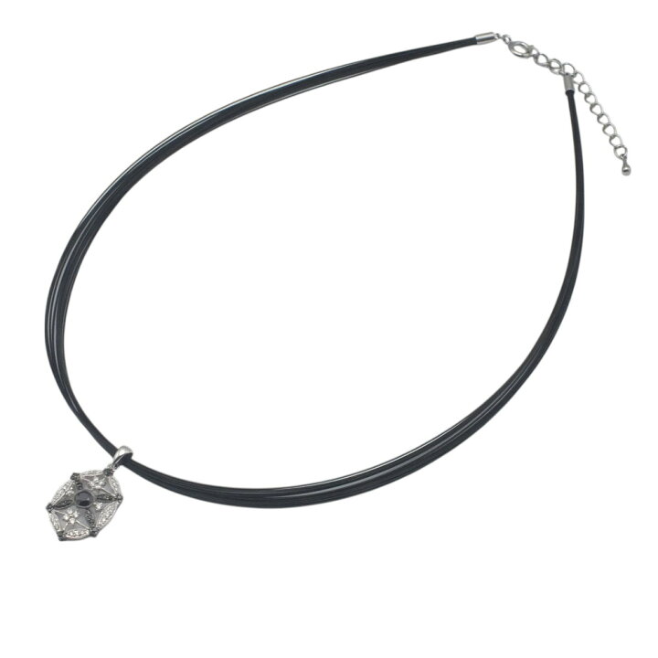 楽天市場】【中古】K18WGブラックダイヤモンドネックレス 0.69ct 