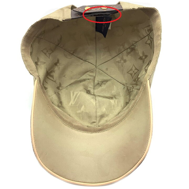 楽天市場】【中古】LOUIS VUITTON（ルイヴィトン）M76505 キャップ LV 