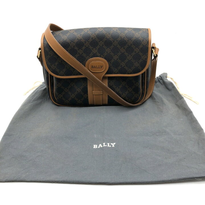 楽天市場】【中古】BALLY（バリー） ショルダーバッグ キャンバス  