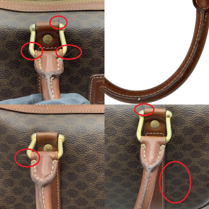 楽天市場】【中古】CELINE （セリーヌ） ミニボストンバッグ マカダム  