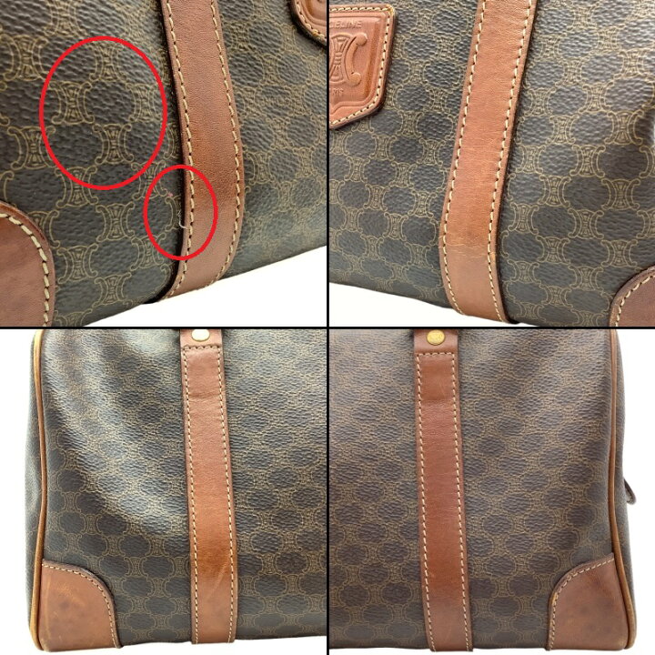 楽天市場】【中古】CELINE （セリーヌ） ミニボストンバッグ マカダム 