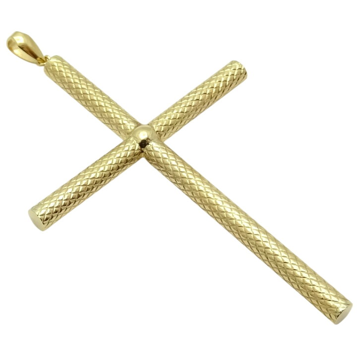 楽天市場】【中古】 K18 クロス ネックレス トップ 約1.8g ペンダント 