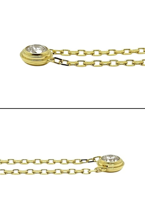 楽天市場】【中古】 Cartier （カルティエ）B7215500 750 K18 ダムール 