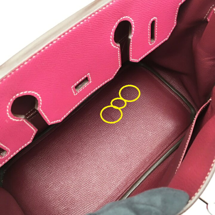 バーキン30 ピンク系刻印四角にO 2011年製造