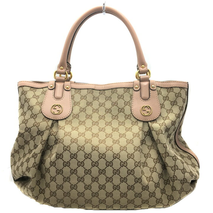 楽天市場】【中古】GUCCI (グッチ) 269951 GGキャンバス トートバッグ 