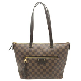 【中古】 LOUIS VUITTON (ルイヴィトン)　 N41012　イエナPM 　 ダミエ　エべヌ　ショルダーバッグ 　トートバッグ 　肩掛け　レディース 　ブラウン系　ゴールド金具【USED-A】