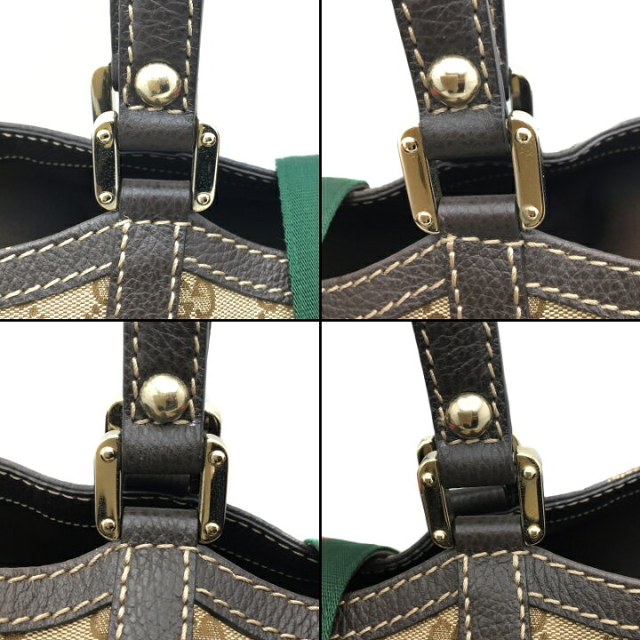 楽天市場】【中古】 GUCCI（グッチ） 364835 シェリーライン GGトート 