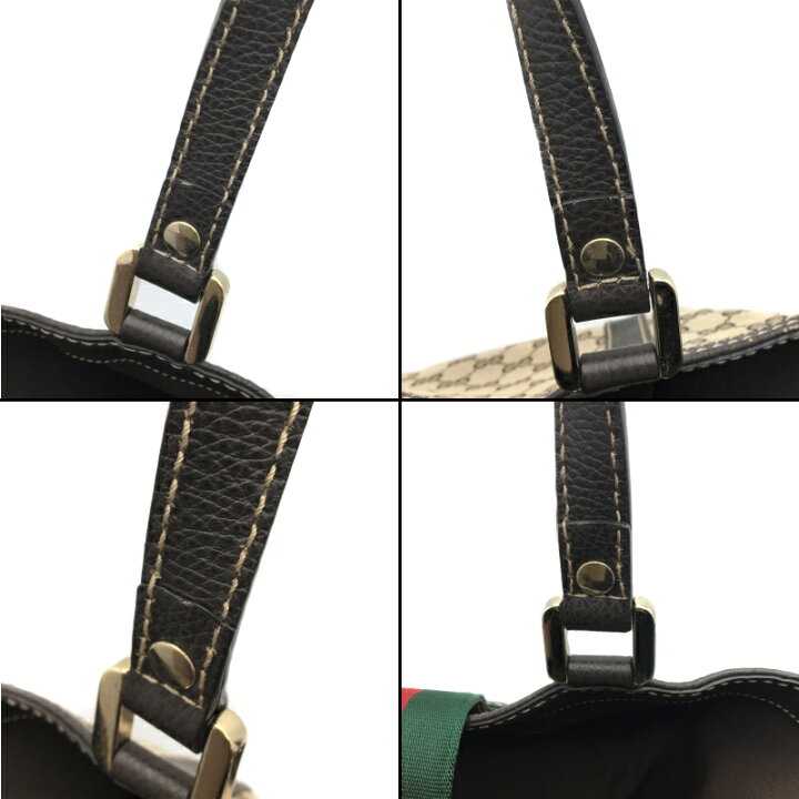 楽天市場】【中古】 GUCCI（グッチ） 364835 シェリーライン GGトート 