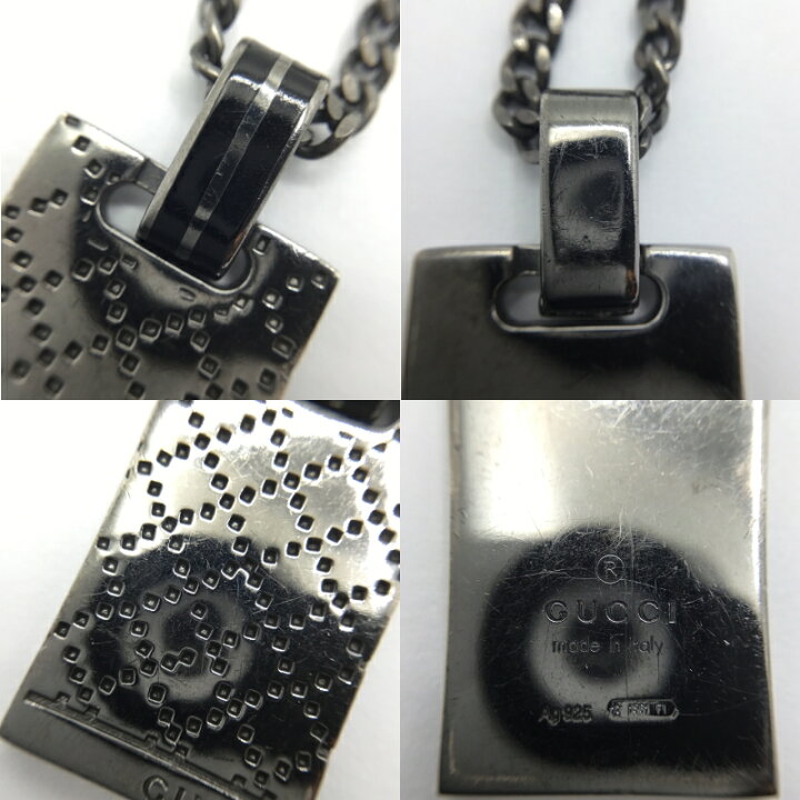 楽天市場】【中古】GUCCI (グッチ) ディアマンテ ネックレス SV925  