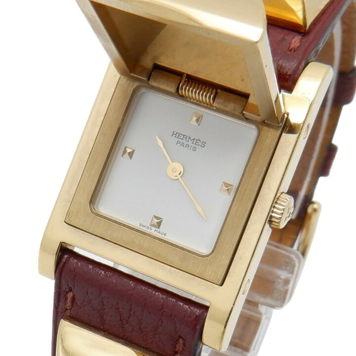 楽天市場】【中古】 HERMES (エルメス) メドール ウォッチ スタッズ