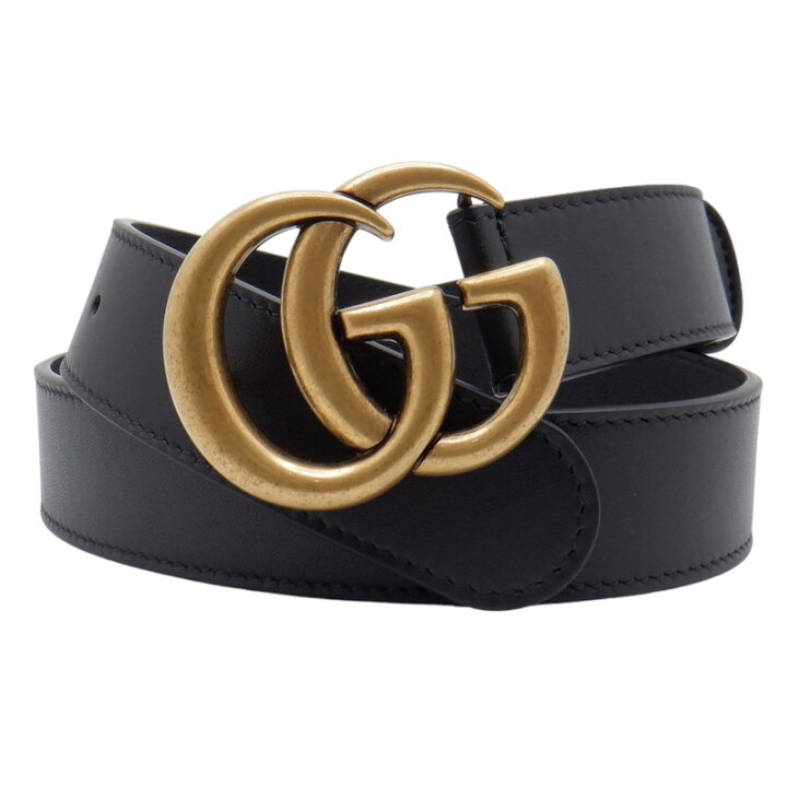 楽天市場】【中古】 GUCCI （グッチ） 414516 ダブルGバックル ベルト  