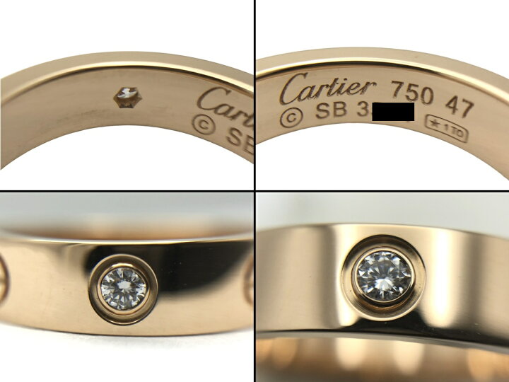楽天市場】【中古】 Cartier (カルティエ) ラブリング ダイヤモンド 1 