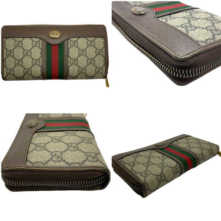 楽天市場】【中古】GUCCI（グッチ）597612 オフディアGGジップ  