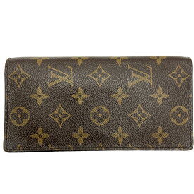 【中古】LOUIS VUITTON（ルイヴィトン）M66540　モノグラム　ポルトフォイユ・ブラザ　長財布　二つ折り　財布　メンズ　レディース　【USED-B】