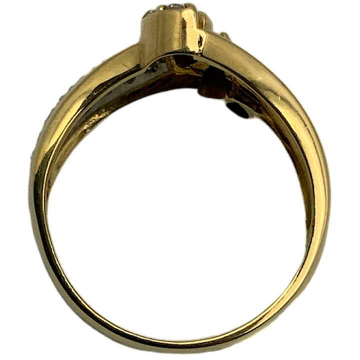 楽天市場】【中古】K18/Pt900ダイヤモンドリング 4.6g 0.27ct コンビ 