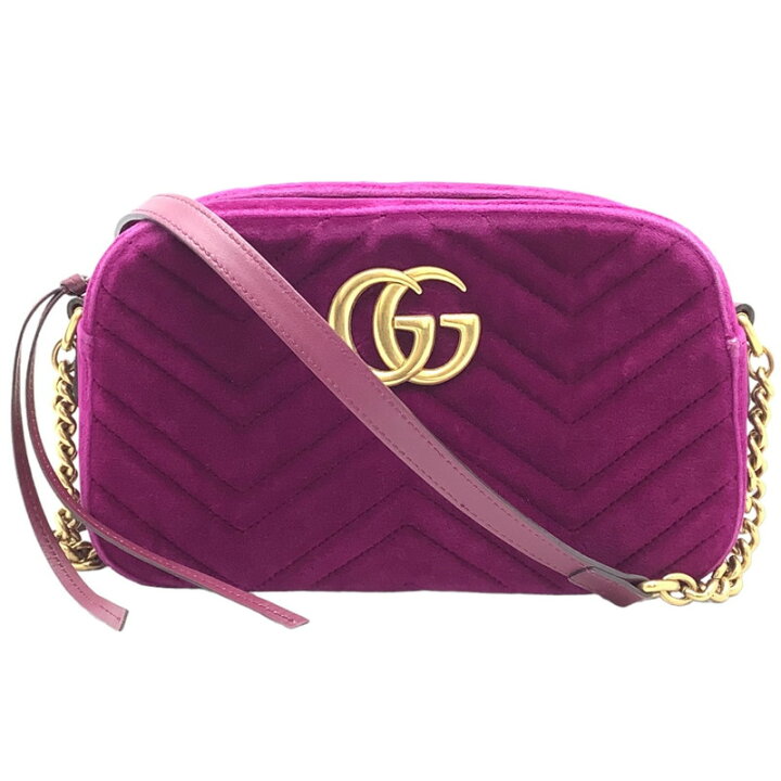 楽天市場】【中古】GUCCI（グッチ) 447632 GGマーモント スモール  