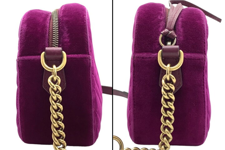 楽天市場】【中古】GUCCI（グッチ) 447632 GGマーモント スモール  