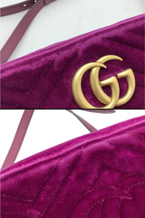 楽天市場】【中古】GUCCI（グッチ) 447632 GGマーモント スモール  