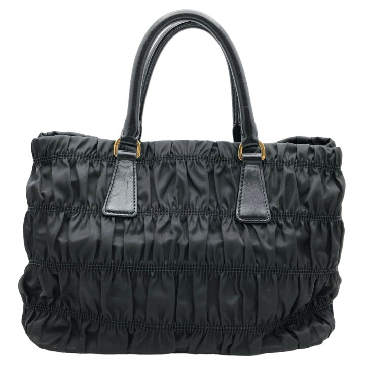 楽天市場】【中古】PRADA(プラダ) B2587L ギャザー トートバッグ 