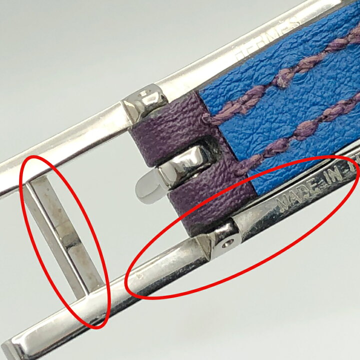 楽天市場】【中古】HERMES （エルメス） アピ ドゥブルトゥール レザー