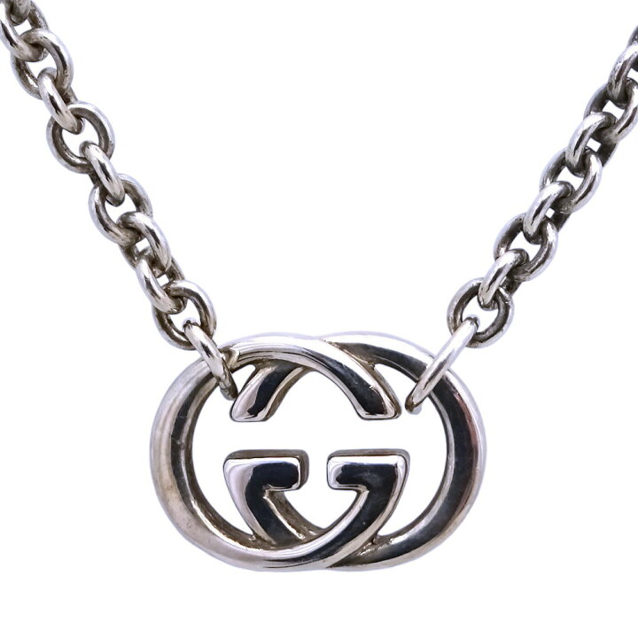 楽天市場】【中古】 GUCCI (グッチ) インターロッキング G ネックレス 