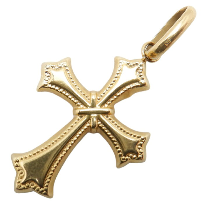 楽天市場】【中古】 K18 クロス ネックレス トップ 約1.5g ペンダント  