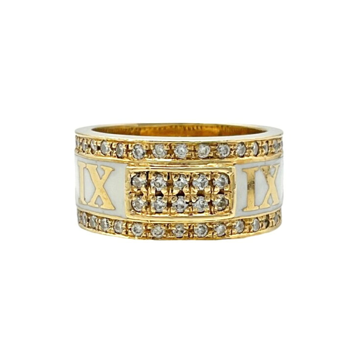 楽天市場】【中古】 K18 ファッションリング ダイヤモンド 0.53ct 18K 
