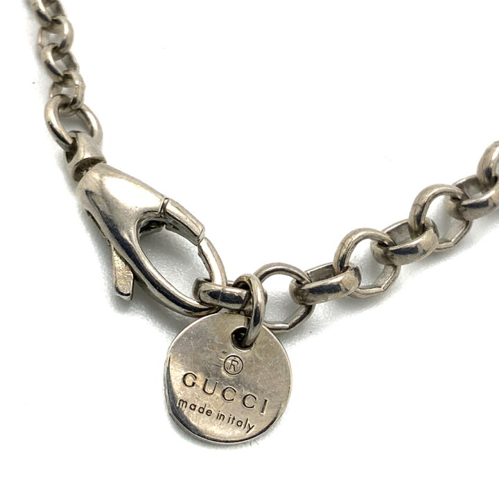 楽天市場】【中古】GUCCI（グッチ） 455540 ゴースト ハートネックレス 