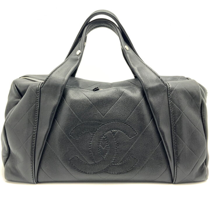 楽天市場】【中古】CHANEL（シャネル） Vステッチ ミニボストンバッグ 