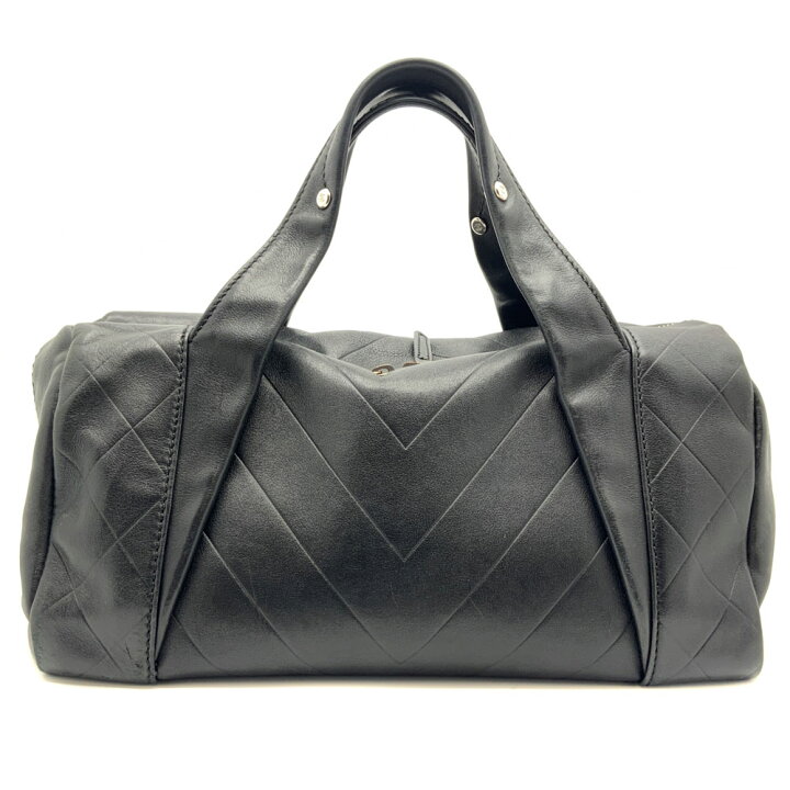 楽天市場】【中古】CHANEL（シャネル） Vステッチ ミニボストンバッグ 
