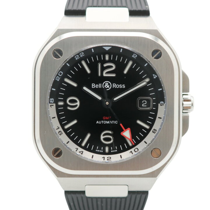 楽天市場】【中古】Bell＆Ross（ベル&ロス） BR-05 GMT ブラック BR05G 