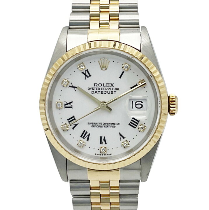 楽天市場】【中古】 ROLEX (ロレックス) 16233G デイトジャスト W番 95 