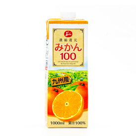 ジューシー みかんジュース ストレート みかん100％ジュース 100％ 【1000ml紙×6本入】