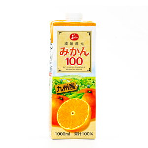 ジューシー みかん100%ジュース みかんジュース 100% 【1000ml紙×6本入】