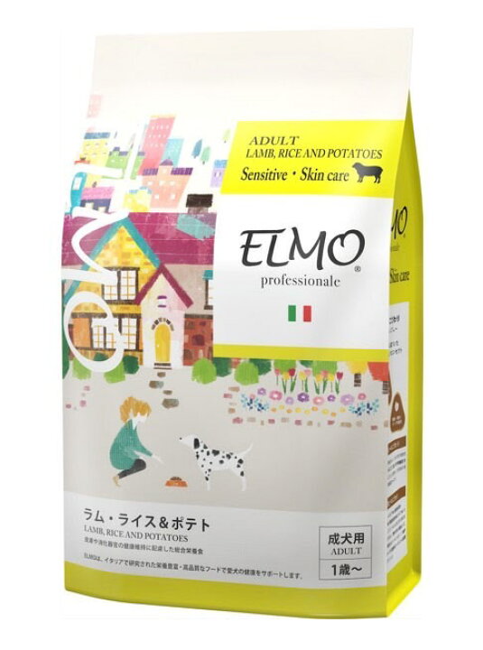 【爆買い！】 ELMO エルモ ドッグフード ラム ライス ポテト 800g×8