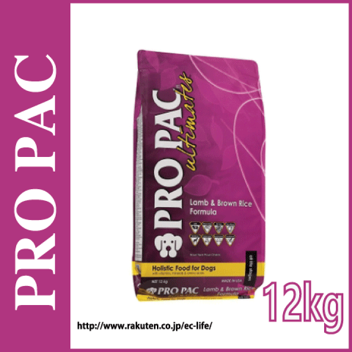 楽天市場】【敏感肌の成犬用】PROPAC センシティブ ラム&玄米 12kg