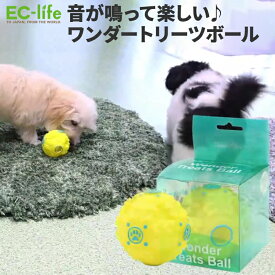 【犬用おもちゃ】ワンダートリーツボール 6.5cm｜ペット用 音が鳴る 知育玩具 イヌ用 かわいい ボール 一人遊び トレーニング しつけ
