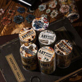 MT411 タグ ラベル 蝶 歯車 PET コラージュ 素材 ロールシール コラージュ シール コラージュシール コラージュ素材 紙もの 手帳 日記 ジャンクジャーナル 海外 紙モノ 紙物