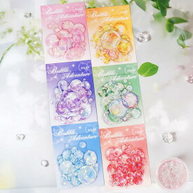 ST569 シール シャボン玉 泡 バブル しゃぼんだま 気泡 PET コラージュ 素材 コラージュ シール コラージュシール コラージュ素材 ステッカー 紙もの 手帳 日記 ジャンクジャーナル 海外 紙モノ 紙物