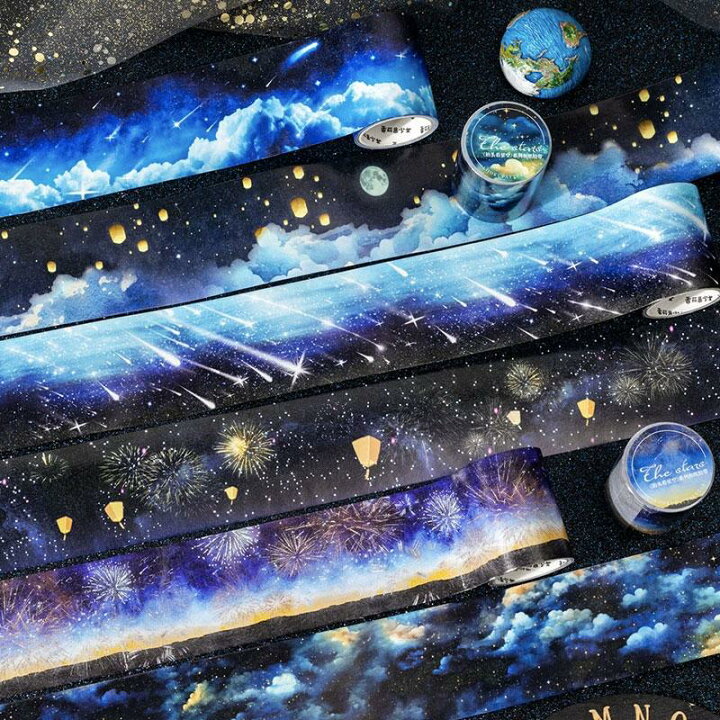 楽天市場】MT589 夜空 星空 夜景 星 月 宇宙 ランタン 祭り 花火 夏 